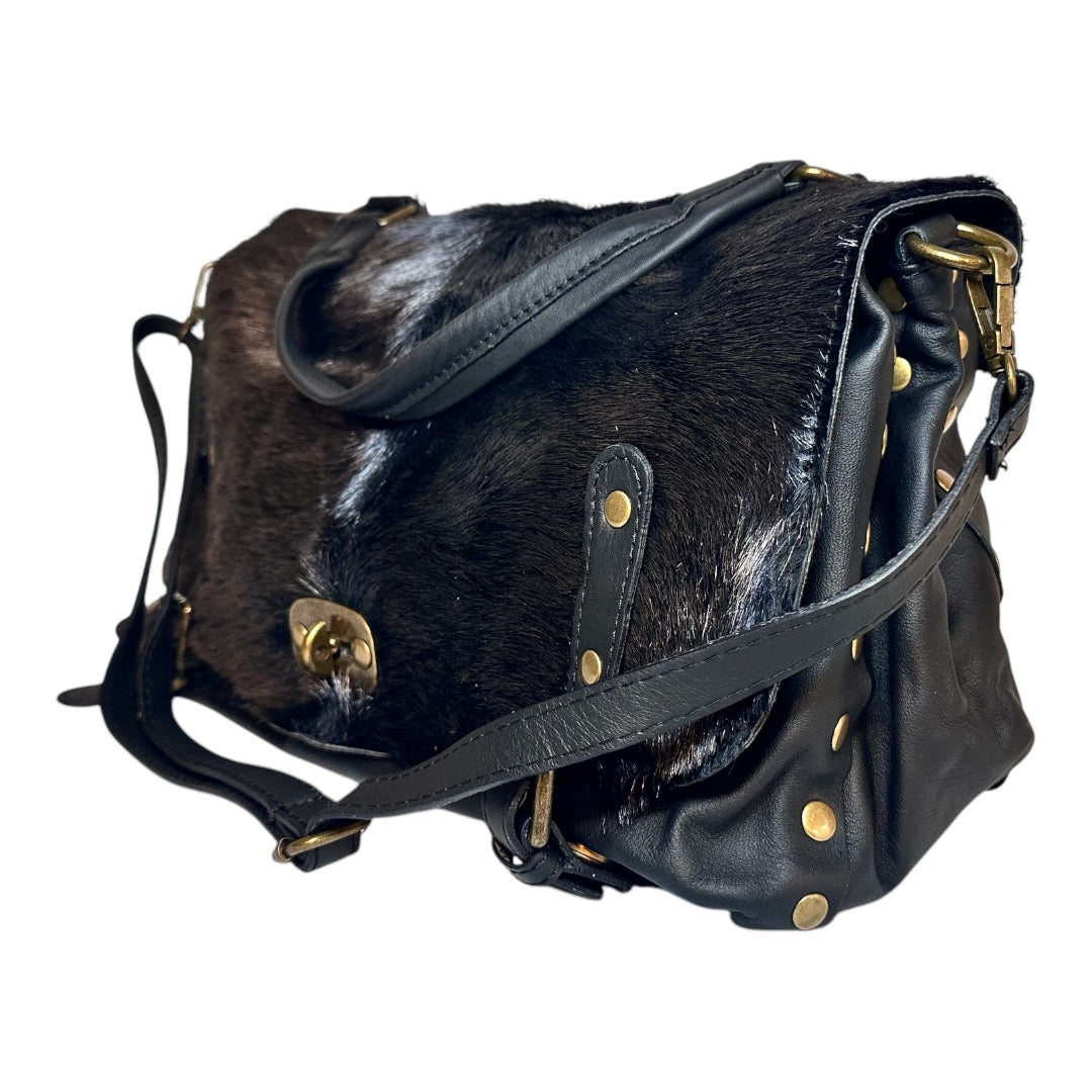 Borsa con pelliccia “Eco Fur Black”